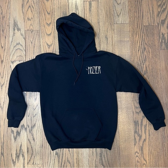 Gildan Tops - Hozier 2023 Tour Simple Living Things Black Hoodie Size Medium Unisex